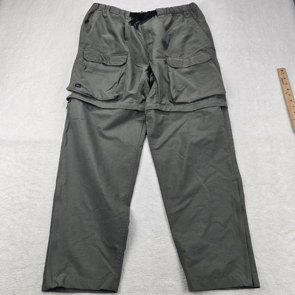 Vintage Outersport Men's Green Convertible Cargo Pants‎ XL